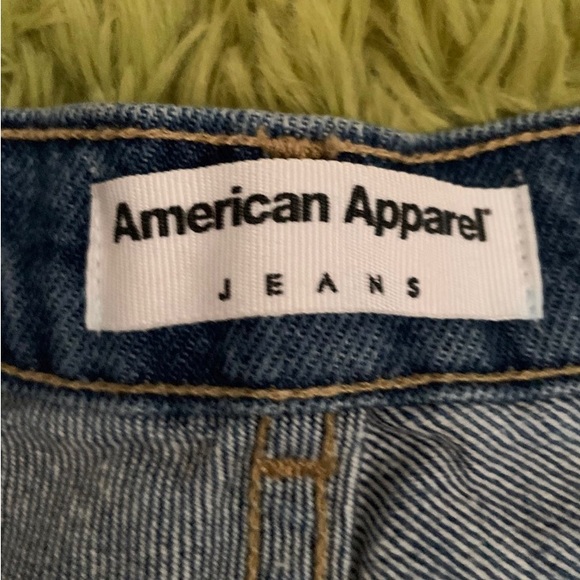 American Apparel high waisted jean shorts - Picture 3 of 4